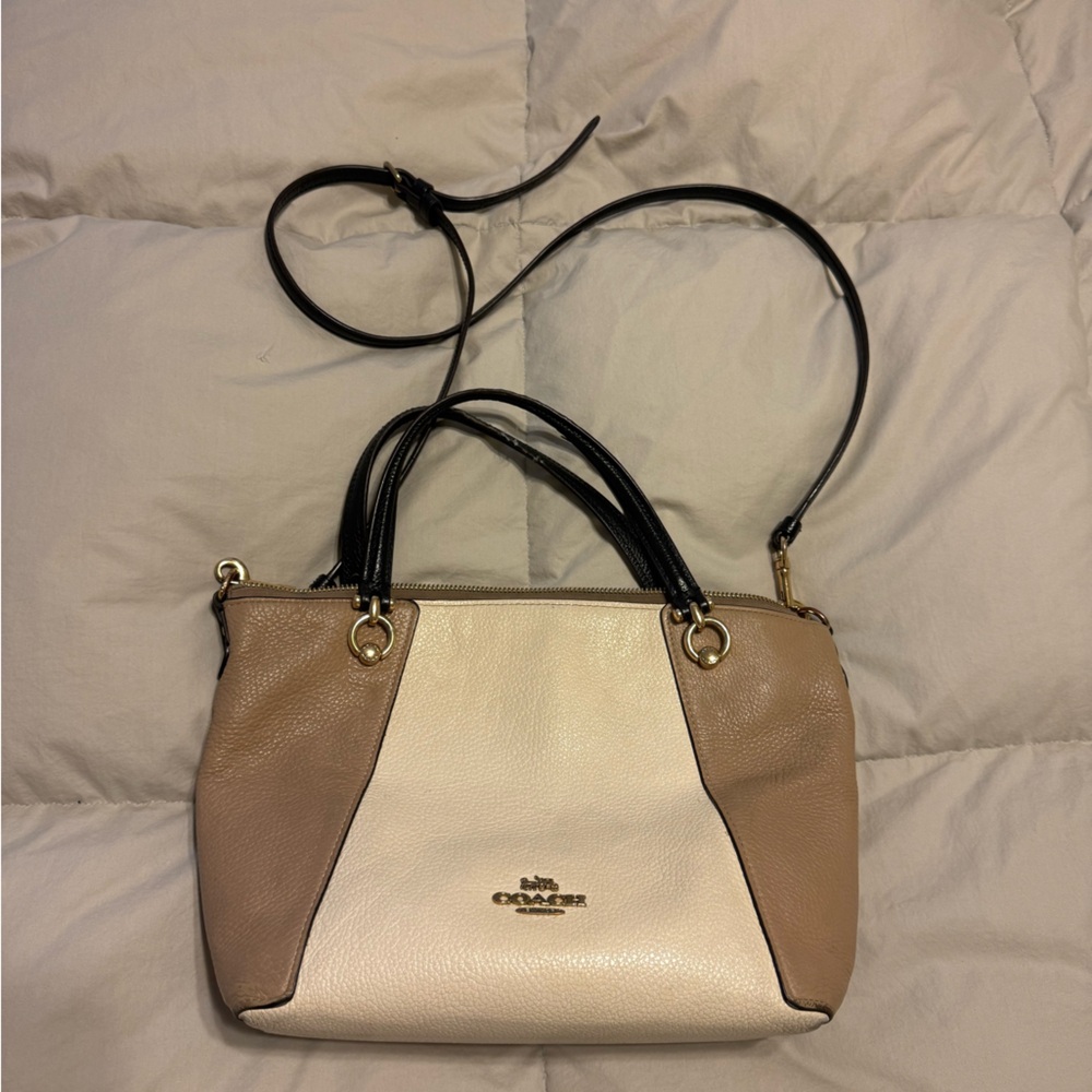 Coach Tan and Cream Women's Bag